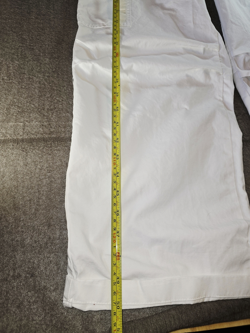 Zara White Strapless Wide-Leg Cargo Jumpsuit Womens Med - Picture 13 of 16